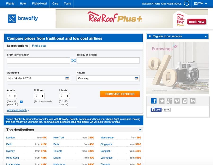 Test de Bravofly.fr, centrale de réservation de billets d’avion : j’ai testé pour vous