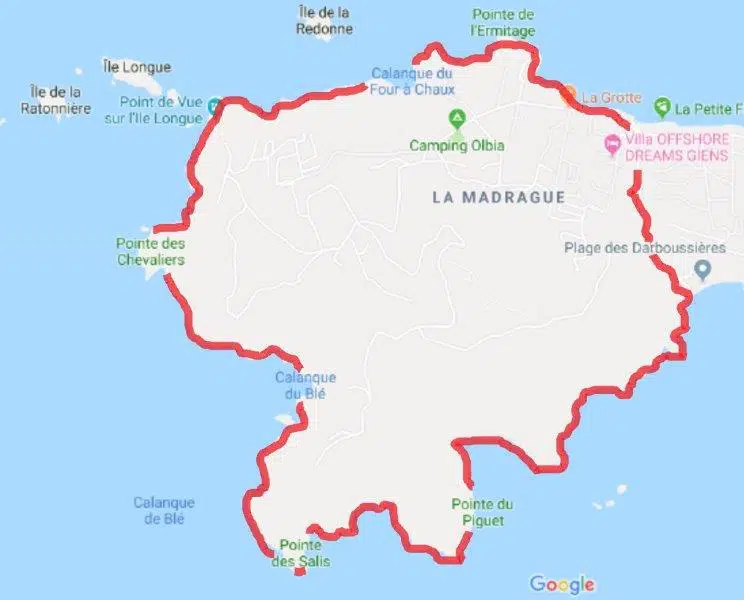 Localisation de l'Escampo