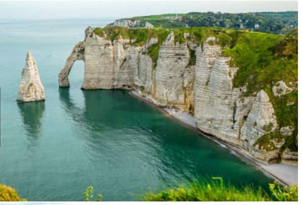 paysage littoral d’Etretat