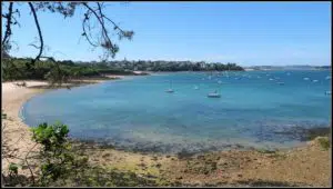 La plage de Carantec à Finistère