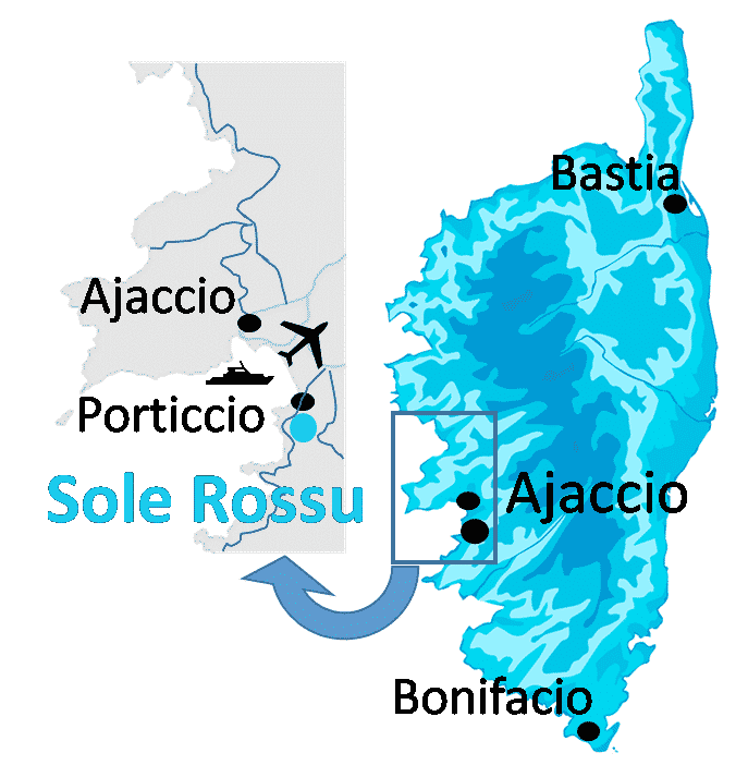 Carte de la Corse