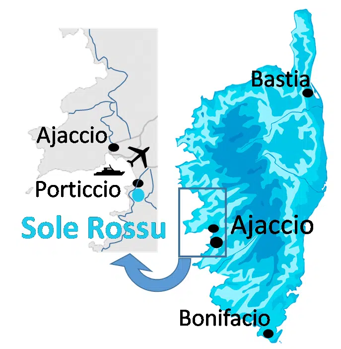 Carte de la Corse