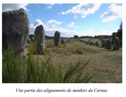 Alignement de menhirs de Carnac, Sud de la Bretagne