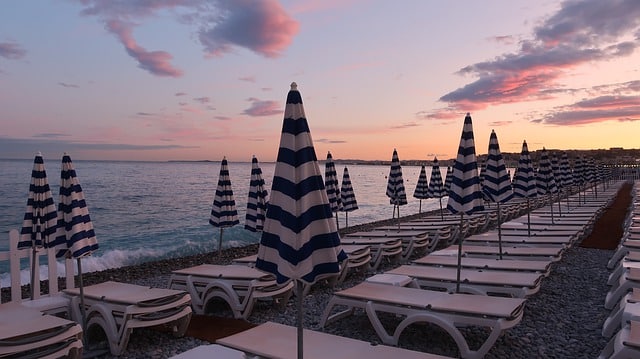 Les plages à Nice