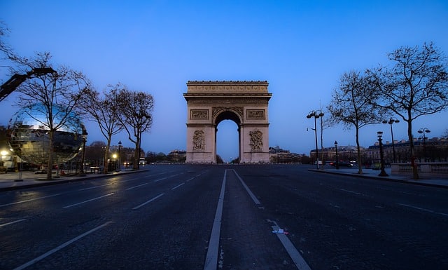 L'arc de triomphe paris