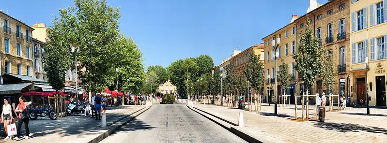 activités à faire à Aix-en-Provence: Le cours Mirabeau