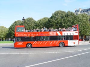 Hop on Hop off Tour en bus de Paris